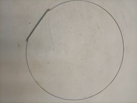 RST703DW кт18 Хомут крепления манжеты стиральной машины Indesit Ariston (внешний) C00119210 б/у