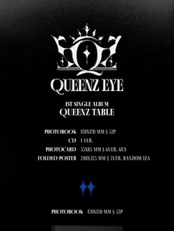 Альбом Queenz Eye - Queenz Table 1st Single Album