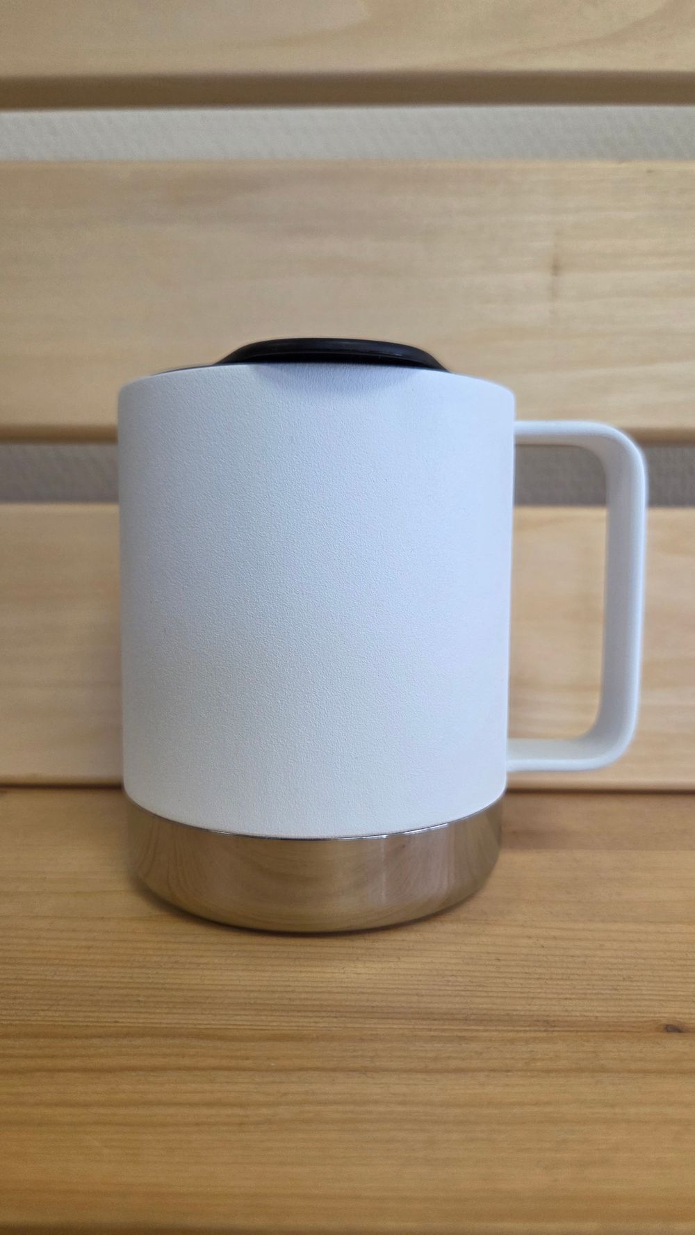 Термокружка Klean Kanteen Camp Mug 12oz (355 мл) White (вмятина на донышке)