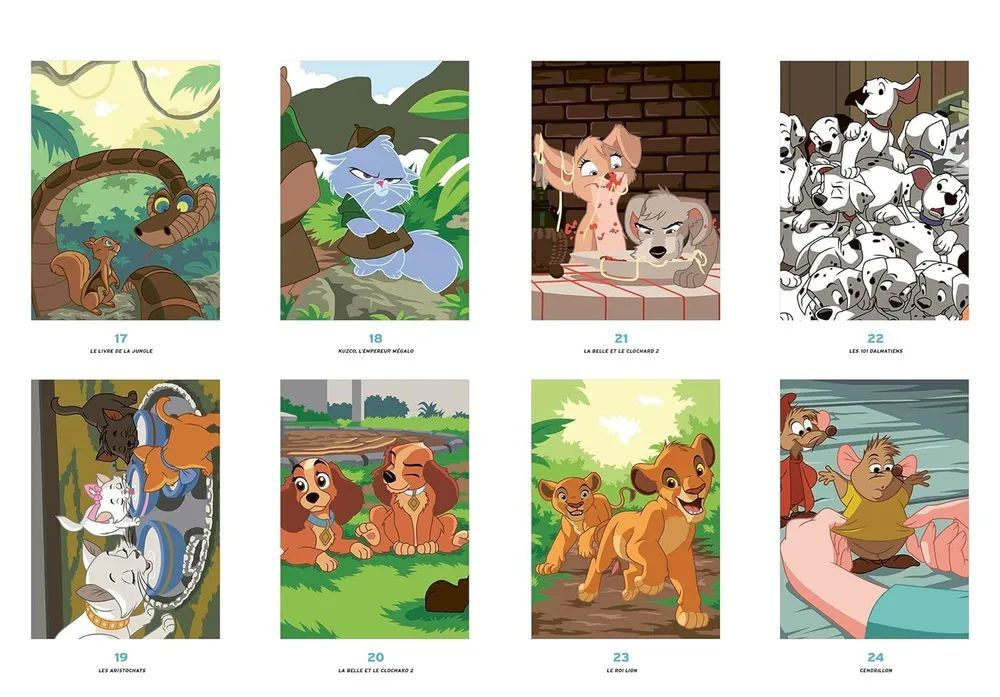 Раскраска по номерам Coloriages mysteres Disney - Маленькие звери Petites betes, 128стр.