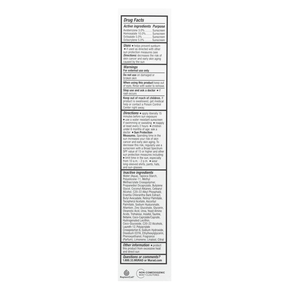 Murad, Acne Control, матирующее средство для борьбы с жиром и порами, SPF 45 PA ++++, 50 мл (1,7 жидк. унц.)