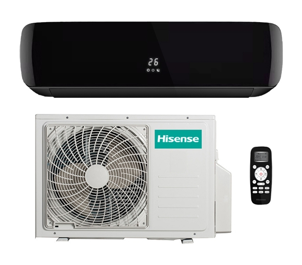 Инверторная сплит система HISENSE AS-09UW4RYDTG05BG (BLACK CRYSTAL DC Inverter) (комплект)