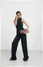 Классический жилет в полоску, Серый