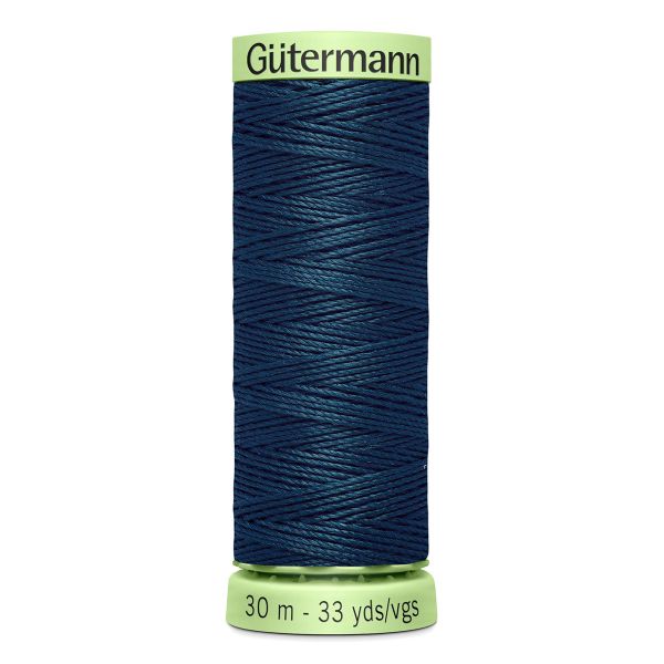 Нитки отделочные Gutermann Top Stitch 30 (30 метров), 5 кат. | 764 т.зеленое стекло