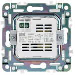 SKANDY Розетка USB A+C 3,1А SK-R14S серебряный IEK