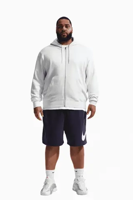 Кофта Nike Club Full-Zip - белый