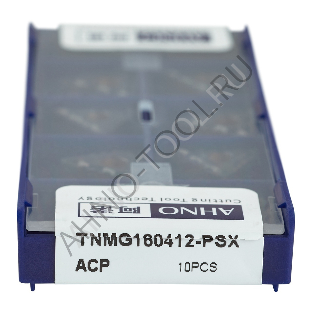 Пластина твердосплавная ISO TNMG160412-PSX ACP10E AHNO по стали, чистовая