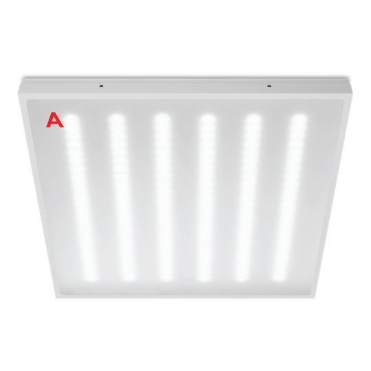 Светильник ЧИСТЫЙ ОФИС GL ДВО03-045 с БАП EM1 54Вт 6500К IP54 Матовый 6480лм 595х595х48мм WOLTA PRO