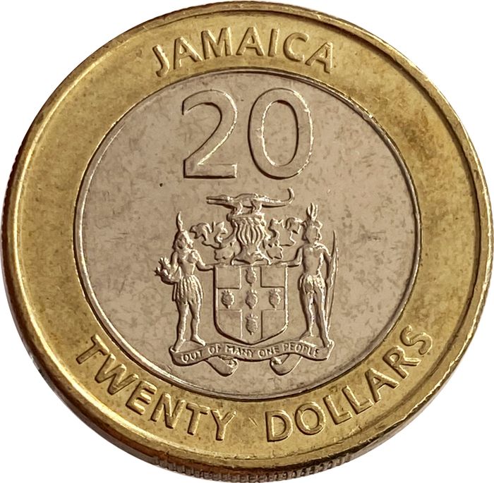 20 долларов 2017 Ямайка