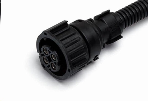 Разъем 1-967325-1 байонет СЦБ-4Р, с прямым адаптером, 4-х контактная с проводами (1845-967325) (CARGEN)