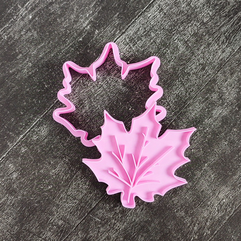 Штамп-кленовый листик