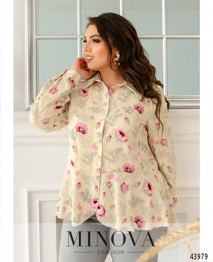 Блуза 2229-кремовый Minova
