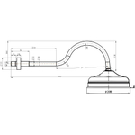 Верхний душ Boheme Medici 413
