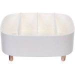 Органайзер для хранения «ПИАНОНО», цвет белый, 4 отделения, 20*8,6*20,6см (коробка)