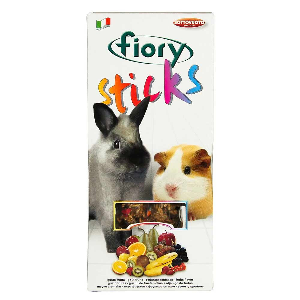 Fiory Sticks - палочки для кроликов и морских свинок с фруктами 2х50 г