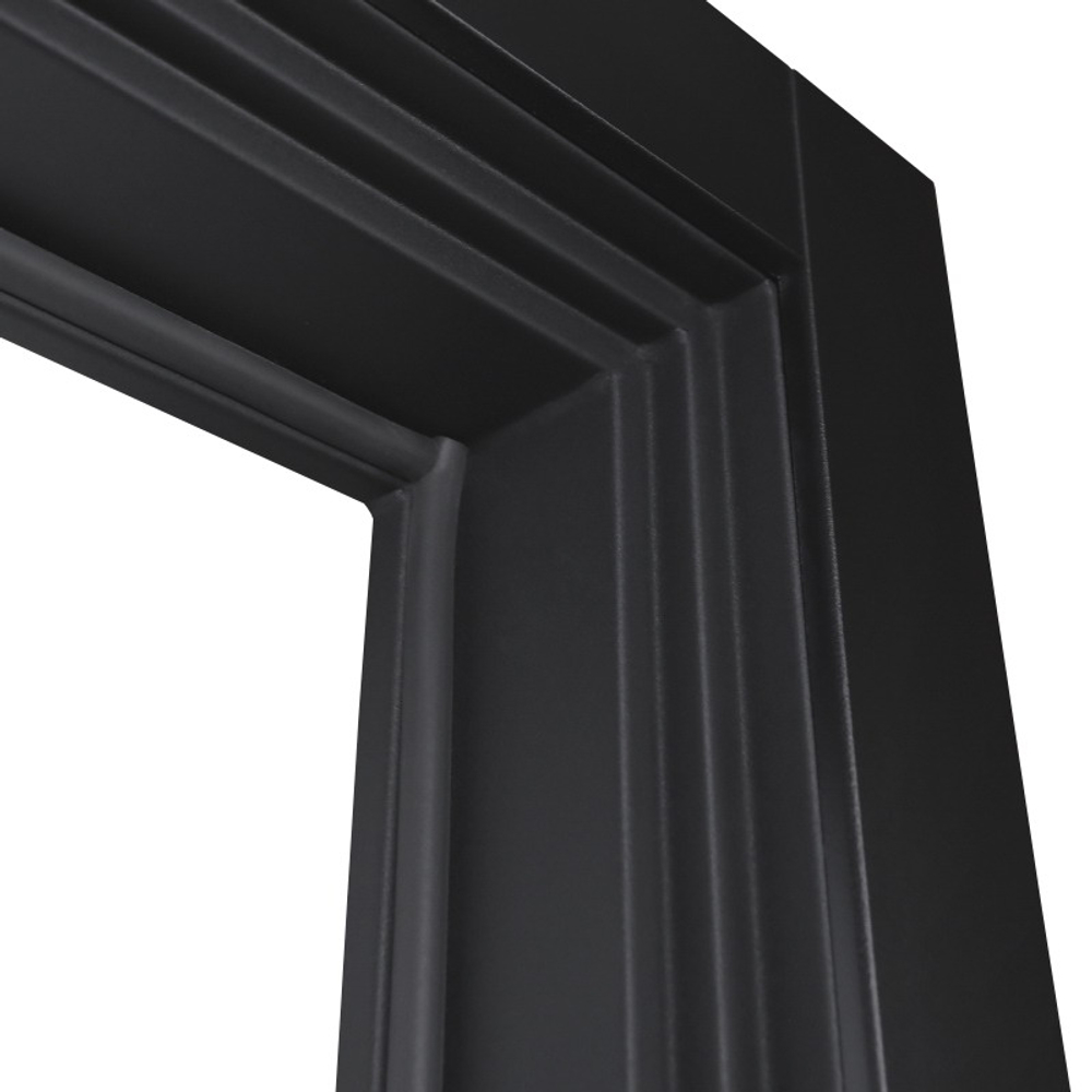 Стальная дверь "Plata" (умная электронная дверная ручка с отпечатком пальца Smart lock T888 Черная)