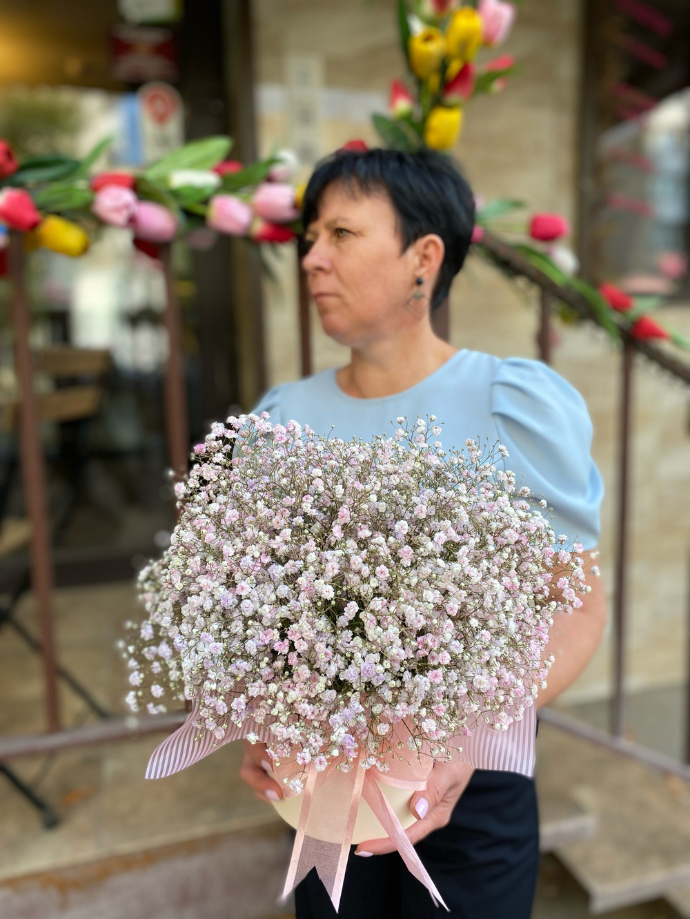 Гипсофила в коробке"Радуга"