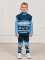 Жилет вязаный