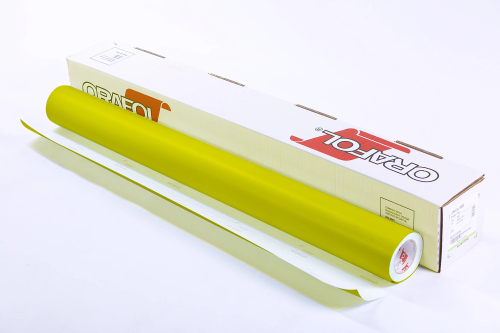 Пленка самоклеящаяся Oracal 8500 F 025 1*50 м серно-желтая транслюцентная