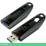 USB Flash-накопитель SanDisk Ultra USB 3.0 64GB Black (SDCZ48-064G-U46)
