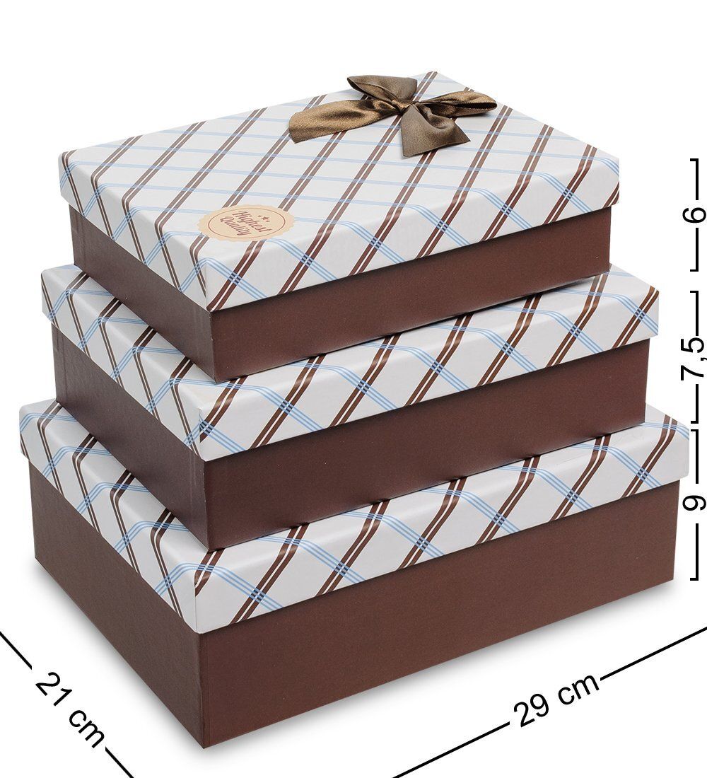 Packing Symphony WF-71-B Набор коробок из 3шт «Прямоугольник» цв.коричневый