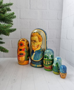 Матрёшка 5м 18см "Ван Гог" портретная