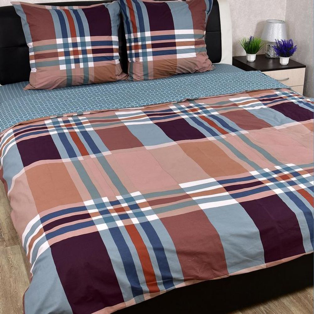 Комплект постельного белья "IS. TM-Z2506", поплин, 100% хлопок, Россия.