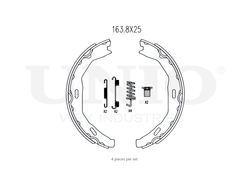 Колодки тормозные бараб. задние с установ. к-том UNIO BRP-10027