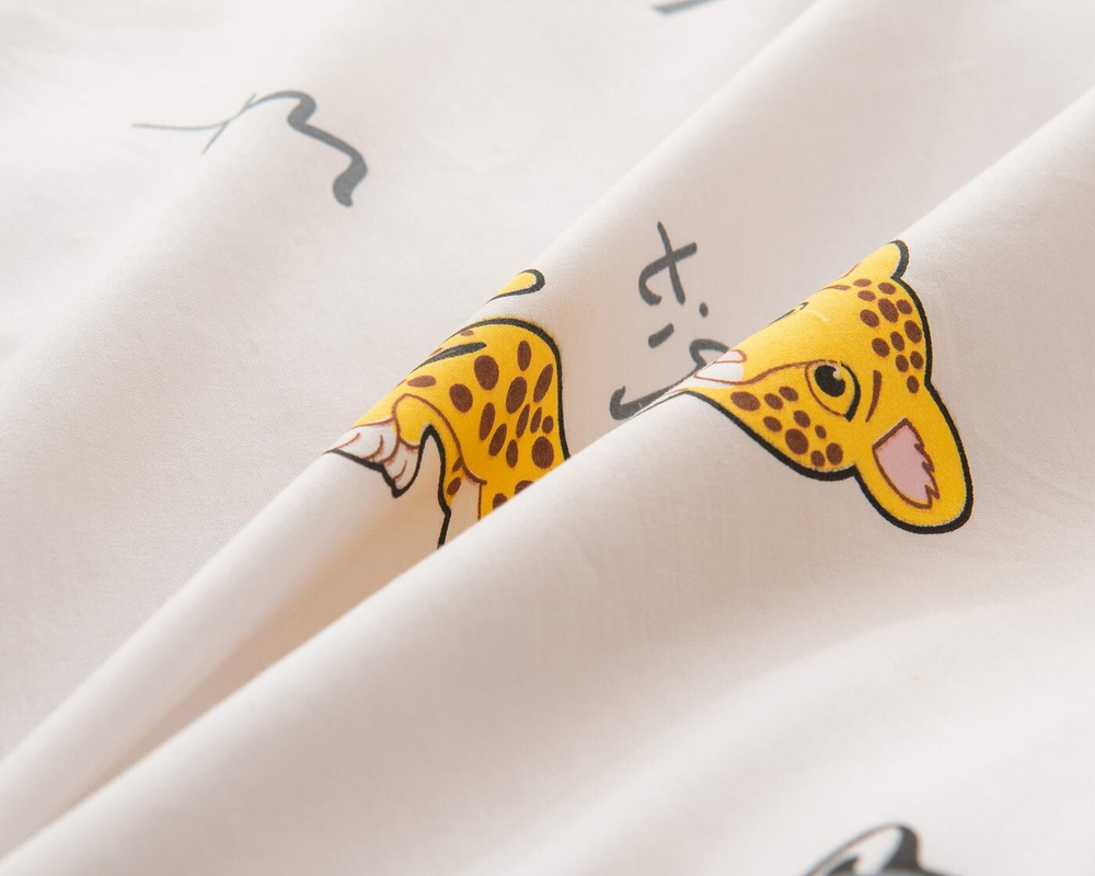 Детское постельное белье Sofi De MarkO Зверушки желтое