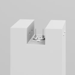 Трековый однофазный уличный светодиодный светильник Maytoni Elasity IP   O-TR01-3-S-16WW3K