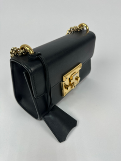 Сумка Gucci Black Leather Small Padlock