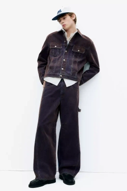 PULL&BEAR Джинсы "Stranger Things", коричневый