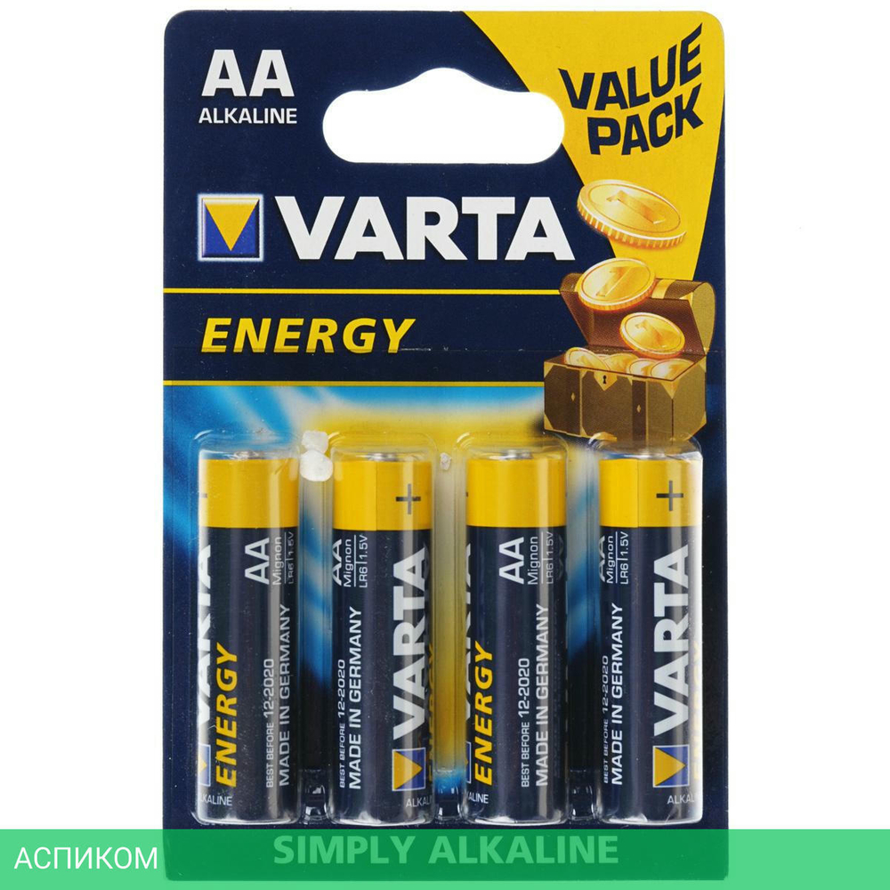 Батарейка Varta Energy 4106 AA BL4 4pcs/Pack