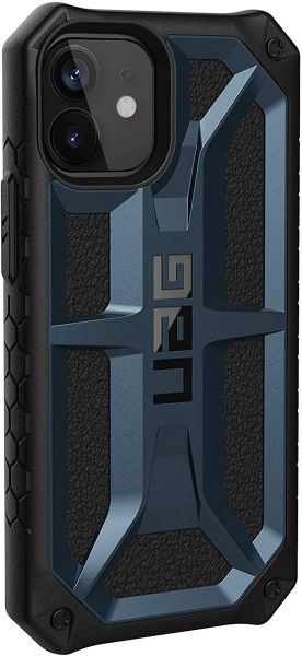 Чехол Uag Monarch для iPhone 12 mini 5.4" темно-синий (Mallard) 112341115555