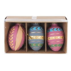 GAEM Набор из 3-х изделий декоративных подвесных "Яйцо пасхальное" (4,5*8), L13,5 W7 H5 см