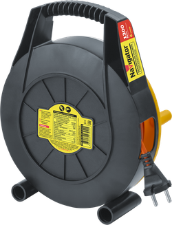 Удлинитель Navigator 93 955 NPE-RC-04-20-X-2x0.75 кат. закр. 4 гн. б/з 20м