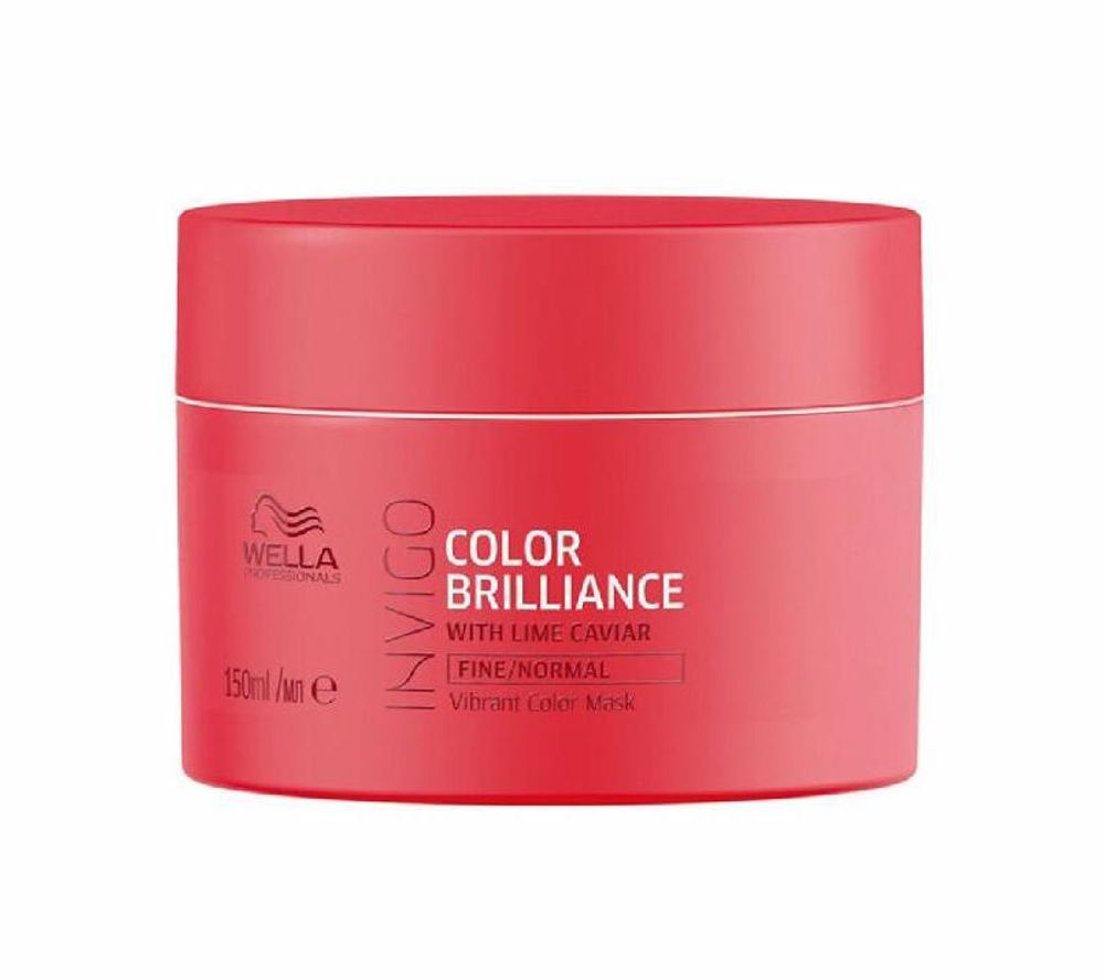 Wella Invigo Color Brilliance Маска-уход для защиты цвета окрашенных нормальных и тонких волос 150 мл