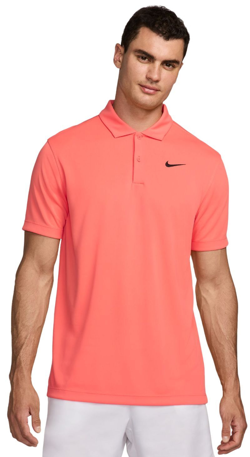 Мужское теннисное поло Nike Court Dri-Fit Solid Polo - Оранжевый