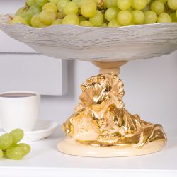 Фруктовница-конфетница Ирис Визир Айвори