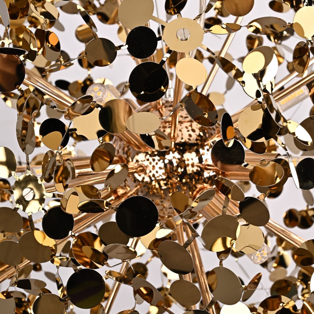 Подвесной светильник Tezani Argent Suspension Pendant lamp 85 gold D50