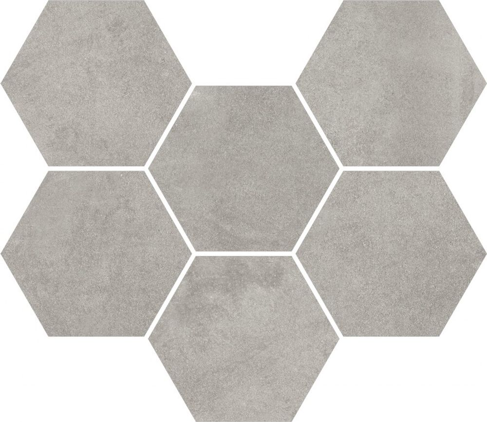 Мозаика Expo Grey Mosaico Hexagon 25x29