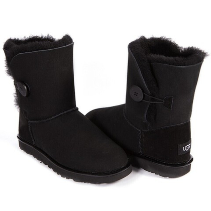 Угги Bailey Button Short II Metallic Black