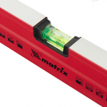 Уровень алюминиевый магнитный, 2000 мм, фрезерованный, 3 глазка (1 зеркальный) усиленный Matrix