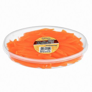 Виброхвост несъедоб. Jumbo 4,95'/12.5 см Orange 100шт. (HS-7-024-N) Helios