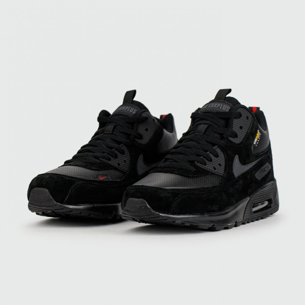 кроссовки Nike Air Max 90 Mid Total Black Winter