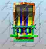 Коммерческий надувной батут "Мир сафари"