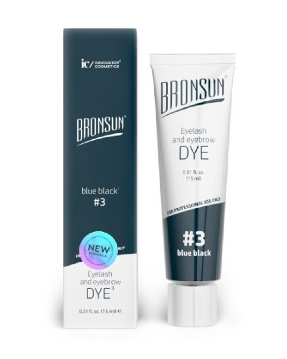 Bronsun Краска для бровей NEW FORMULA, 15 мл