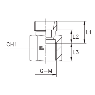 Соединение PS DL08 М12х1.5 (корпус) CAST