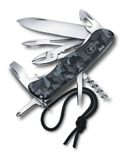Фото швейцарский армейский раскладной нож камуфляжный Skipper Navy Camouflage VICTORINOX 0.8593.W942 18 функций