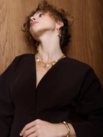 Серьги "Pearl Sink Turtle" Gold